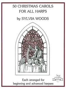 50 Christmas Carols for All Harps Harp Sheet Music Hal Leonard Book - Picture 1 of 1