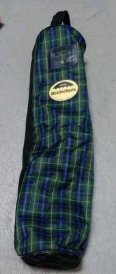 Bolso ecuestre Weatherbeeta grande azul escocés brida a cuadros Foto 1 de 4