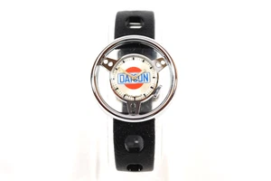 Orologio svizzero DATSUN anni 60 volante cromato vecchia Inghilterra DATSUN orologio da polso - Foto 1 di 14