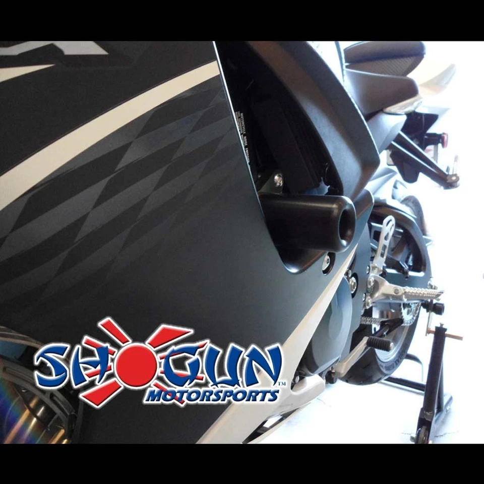Suzuki GSXR600/750 2011-2019 Shogun Estándar Negro Sin Corte Marco Deslizadores Foto 1 de 1