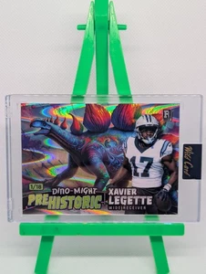 Xavier Leggette 2024 Wid Card Dino-Might Prehistoric Rookie RC Panthers - Picture 1 of 1