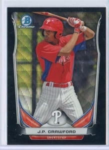 2014 Bowman Draft CTP22 J.P. Crawford Chrome Black Wave - Picture 1 of 2