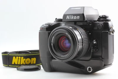 [N COMO NUEVO] Cámara fotográfica Nikon F4 F4S 35 mm SLR cuerpo negro AF 35-70 mm lente de JAPÓN Foto 1 de 4