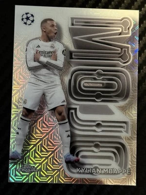 Kylian Mbappe MOJO Case Hit SSP 2024/25 Topps Chrome UEFA Club Comps. #MJ-25  - Image 1 of 3