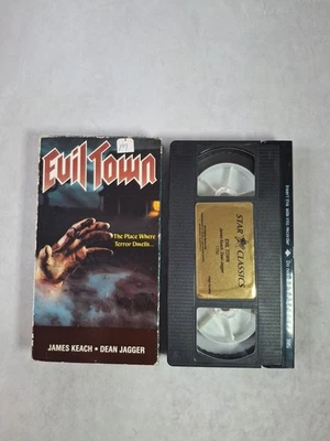Evil Town 1990 VHS Rare Horror Movie Star Classics video - Image 1 of 4