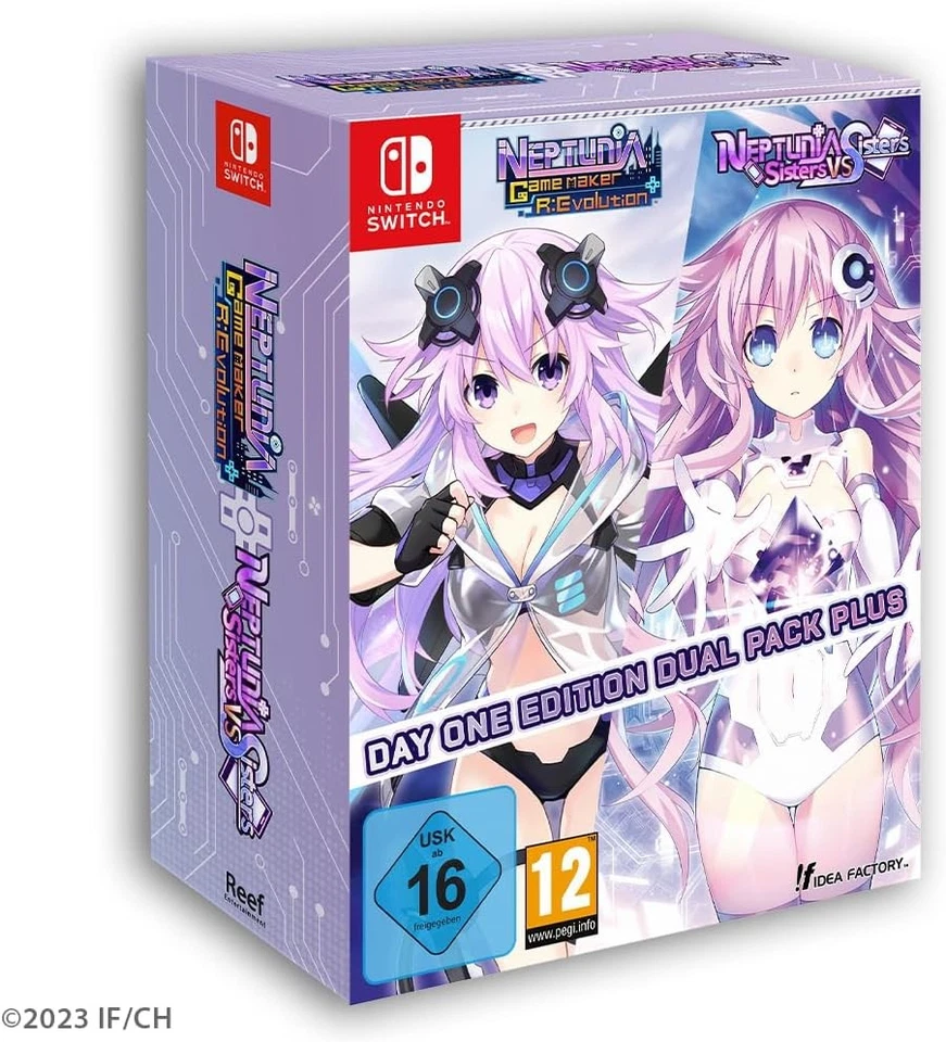 Neptunia Game Maker R:Evolution / Neptunia: Sisters vs Sisters | Switch New - Image 1 of 1