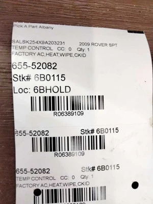 2008 2009 RANGE ROVER SPORT AC ТЕПЛА КЛИМАТ КОНТРОЛЬ ТЕМПЕРАТУРЫ OEM  - Изображение 1 из 4