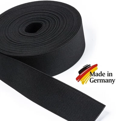 10m Hochwertiges Elastikband, Hosenband, Gummiband, elastisches Band 40mm - Bild 1 von 3