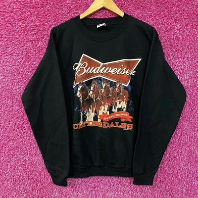 Junk Food Budweiser Clydesdales Beer Crewneck Sweater Small - Image 1 of 4