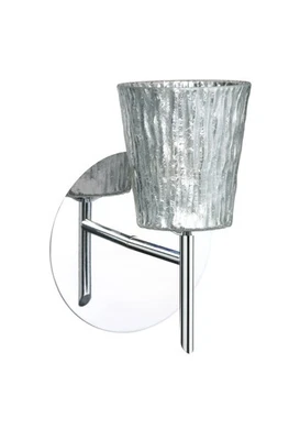 Aplique de pared cromado Besa Lighting 1SW-5125SF-LED-CR Nico 4 Foto 1 de 2