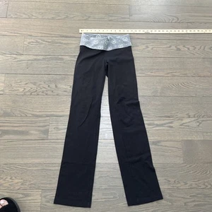 Vintage Victoria's Secret Pink Yoga Y2k NWT Rare Flare Fold Over Aztec Pants SM - Picture 1 of 9