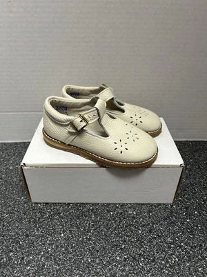 Zapatos Zimmerman Flor Bronceado Mary Jane Niñas Talla 6 E Nuevos En Caja Foto 1 de 4