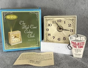 Vintage Stancraft High Time Ceiling Light Alarm Clock Projection NEW IN BOX! - Picture 1 of 10