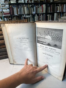 NATURE Revue des Sciences - Arts Industrie lot de 10 Vol Fin XIXe - G Tissandier - Imagen 1 de 24