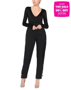 RRP€338 PIERANTONIO GASPARI Trousers IT46 US10 UK14 XL Silk Insert Linen Blend - Picture 1 of 6