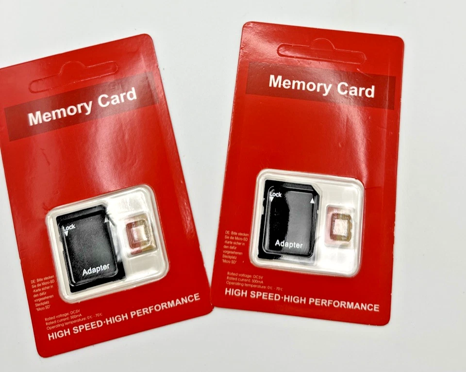 2 Micro SD Card 128MB SD Adapter high Speed High Performance - Image 1 of 4