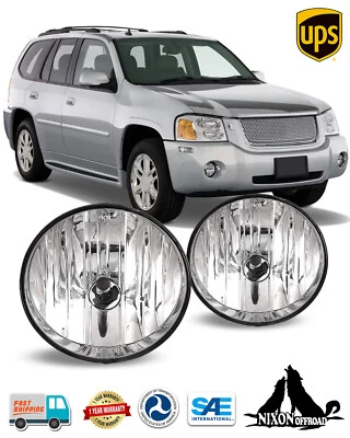 Luces antiniebla para 2002 2003 2004 2005 2006 2007 2008 2009 GMC Envoy lámparas de parachoques Foto 1 de 4
