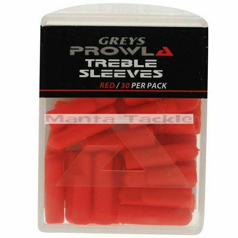 NEW 60 x Greys Prowla Size 6 8 Sleeves Treble Hook Protector Pike RED - Image 1 of 1
