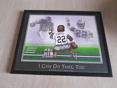 Impresión enmarcada I Can Do That, Too Emmitt Smith and Walter Payton Foto 1 de 2