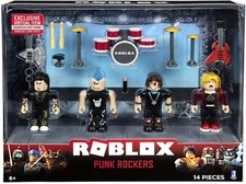 Punk Rocker Roblox Tv Movie Video Game Action Figures For Sale Ebay - tv movie video games 4 pack new action figures roblox