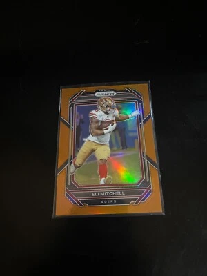 Eli Mitchell 2022 Panini Prizm Orange Prizm  /249 49ers 264 - Image 1 of 2