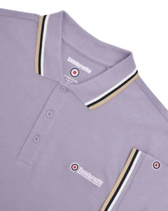 Lambretta Mens Polo Shirt Tripple Tipped Lambretta Polo Shirt Mod/Ska M-4XL - Picture 1 of 6