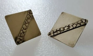 Pendientes retro de ley geométricos brutalistas modernistas vintage - Imagen 1 de 5