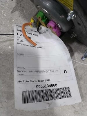 Used Steering Wheel Air Bag fits: 2010 Volvo XC90 driver wheel 3 spoke wheel Gra Foto 1 de 4