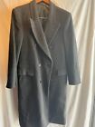 Todays Man Brookcraft Lined Size Large Double Breasted Gray Black