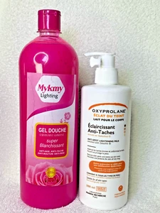 OXYPROLANE MILK AND SHOWER GEL MYKMY LIGHTIN EXFOLIANT WHITENING SCRUB - Picture 1 of 6