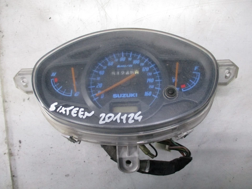 Contachilometri Strumentazione Suzuki SIXteen 125 150 2007 2013 2014 KM: 51.245 - Immagine 1 di 4