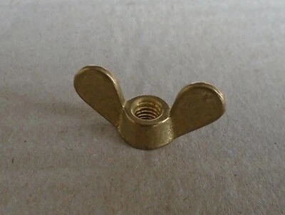 Flügelmutter M6 aus Messing ; 5 Stück ; für Modellbau  Werkstatt ... - Bild 1 von 3