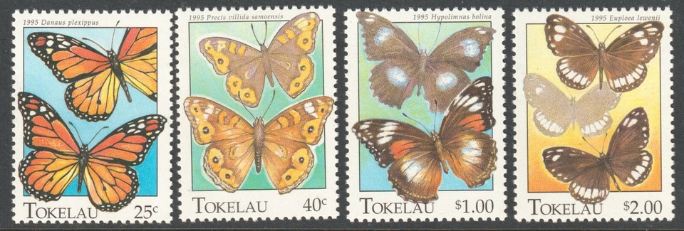 Islas Tokelau 1995 mariposas Foto 1 de 2