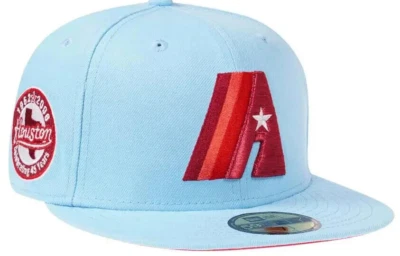 Houston Astros New Era 59FIFTY 45th Anniversary Iced Lava Fitted Cap Size 7 1/8 - Image 1 of 4