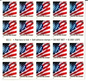 Scott 3549a 34¢ United We Stand postfrisch kostenloser Versand in die USA! - Bild 1 von 1