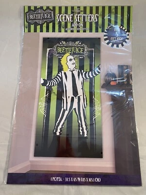 BEETLEJUICE Add on Scene Setter Halloween Pared Fiesta Decoraciones NUEVO Foto 1 de 2