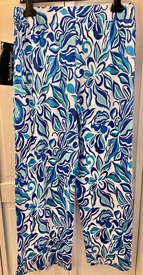 Pantalón Tango Mango Azul Marino/Turq/Blanco, Mediano, Ret $60 Foto 1 de 3