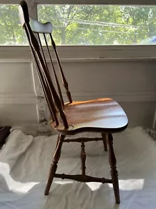 VINTAGE Hitchcock Chair Co. Harvest Stenciled Chairs Solid Wood - Picture 1 of 12