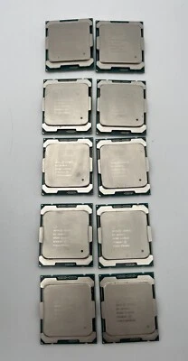 **LOTE DE 10** CPU Intel Xeon E5-2640 V4 10 núcleos 25 MB 2,40 GHz LGA 2011-3 / SR2NZ Foto 1 de 2