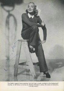 Dietrich, Marlene (1901-1992): "Film Portraits 3" - Signed by Marlene Dietrich! - Picture 1 of 6