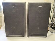 Sony SS-MB115 Book Shelf Speakers 14 X 9 In Tested - Crisp Sound