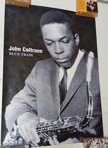 John Coltrane Blue Train Vintage Poster, 1999 Pyramid - Classic Jazz, Bebop, Sax - Picture 1 of 8