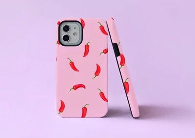 Chilli Peppers Red Hot Pepper Hybrid Tough Phone Case/Cover For iPhone - Image 1 of 4