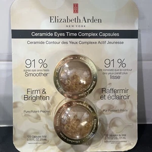 Elizabeth Arden Ceramide Eyes Serum Time Complex 120 Capsules Younger Brighter - Picture 1 of 5