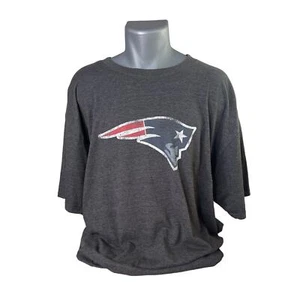 NFL New England Patriots Fanatics Pro Line Gray Shirt T-Shirt Big and Tall 2XLB - Picture 1 of 7