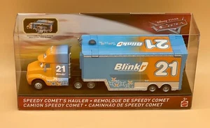 2018 Disney Pixar Cars Speedy Comet’s Hauler #21 Trailer Truck Toy New - Picture 1 of 6