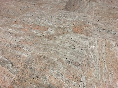 Remodelación de pared de azulejos de granito de cocina de gasa marfil 12x12 100 pies cuadrados T-108 Foto 1 de 4