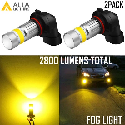 AllaLighting 72-LED 9140 Yellow 3000K Driving Fog Light Bulb Replacement Lamp VS - Image 1 of 4