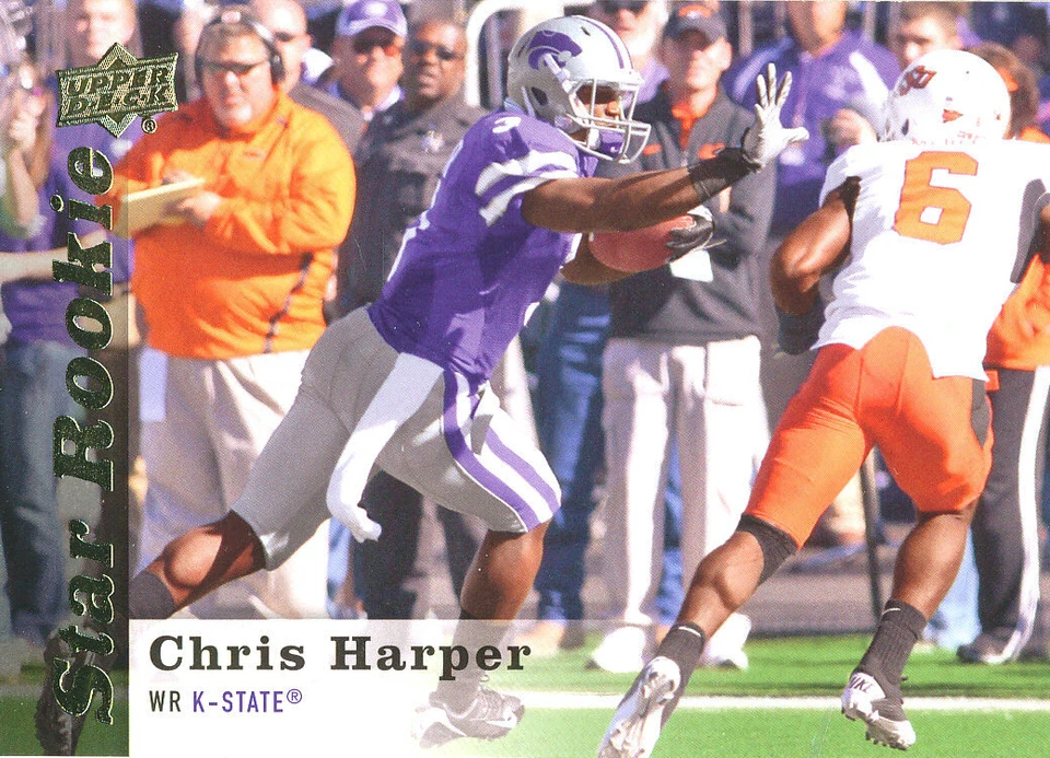 UPPER-DECK Chris Harper RC SEAHAWKS PACKERS Kansas St  K-STATE WILDCATS - Image 1 of 1