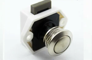 Car Push Lock Keyless Large Button Lock Camper  Latch RV Caravan Boat Motor Home - Picture 1 of 6